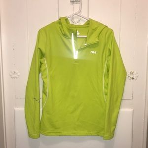 Fila half zip hoodie size medium